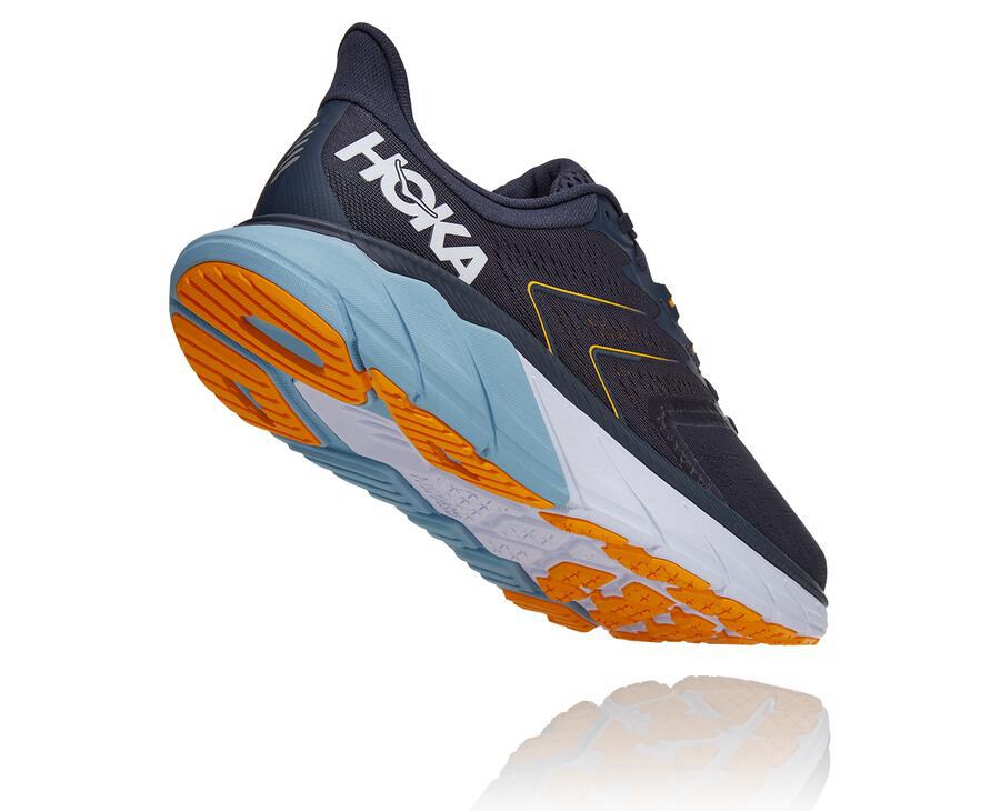 Hoka One One Arahi 5 Promenadskor Herr - Marinblå - CQVUS-7402